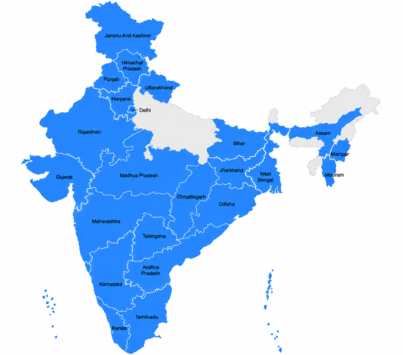 Roystrix Presence Across India